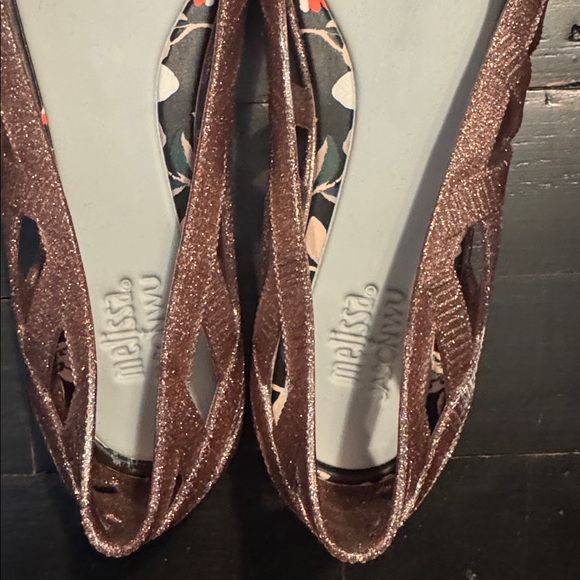 Melissa Jean & Jason Wu VII Rose Gold Flats - Picture 3 of 4